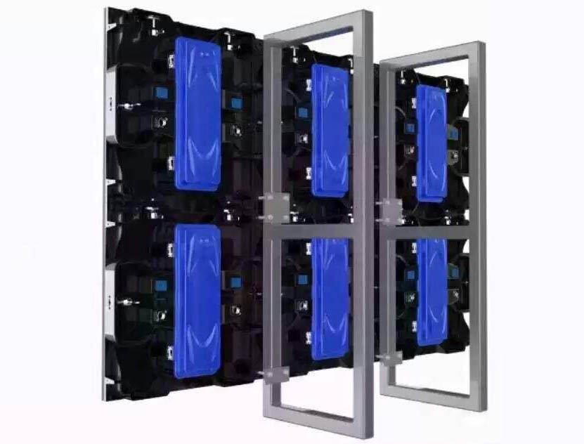 威特姆光电 LED租赁显示屏箱体装置成效背面图示