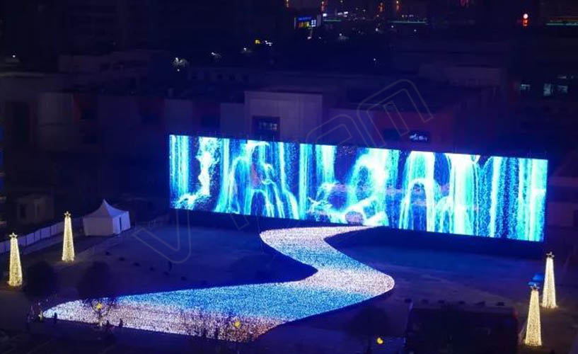 西安高新区广场 通明LED显示屏vclear3.9/7.8