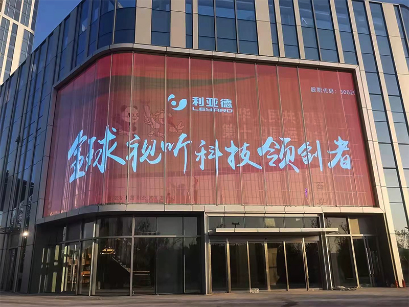 西安奥体中心地铁口LED通明屏项目