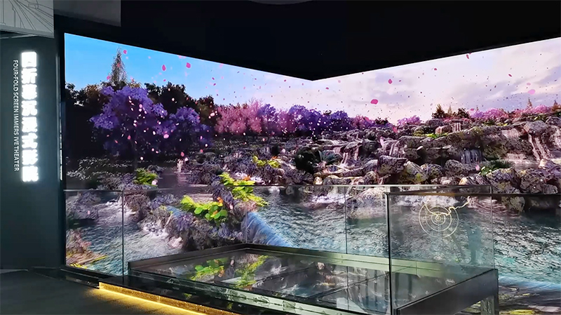 三亚崖州湾科技城产业推进中心四折幕LED租赁屏项目